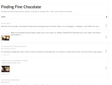 Tablet Screenshot of findingfinechocolate.com